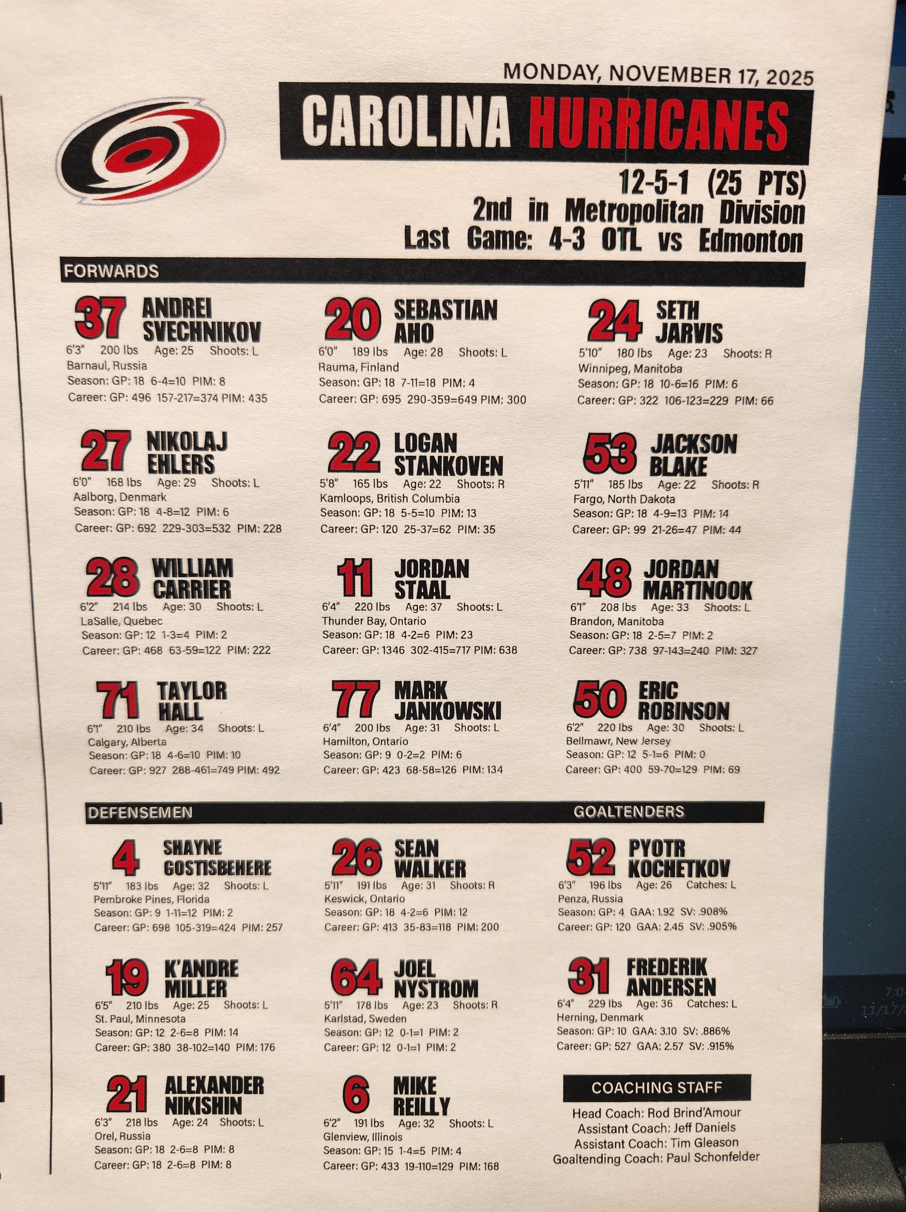 Canes at Bruins – Rink Rap with Mick Colageo